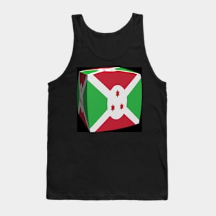 Burundi Flag cubed. Tank Top